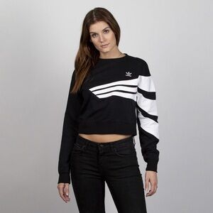 Vintage Adidas Originals Crop Top Sweatshirt